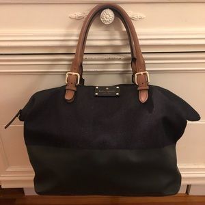 Kate Spade canvas satchel